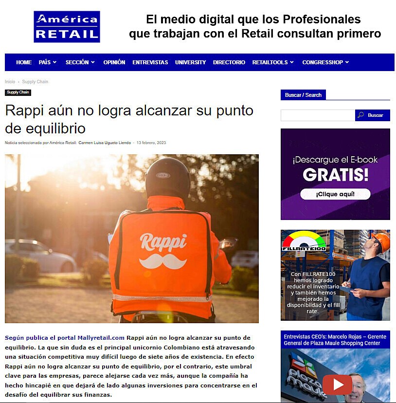 Rappi an no logra alcanzar su punto de equilibrio